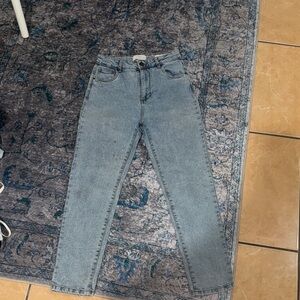 Cotton On Light Blue Straight Leg Jeans